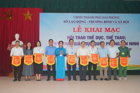 Khai mạc Hội thao thể dục, thể thao, giáo dục quốc phòng các cơ sở giáo dục nghề nghiệp TP. Hải Phòng năm 2024