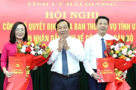 Hải Dương điều động, bổ nhiệm thêm 2 cán bộ chủ chốt