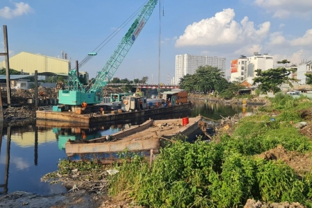 TP. Hồ Chí Minh: Tăng vốn thêm 830 tỷ đồng cải tạo kênh Tham Lương - Bến Cát - rạch Nước Lên