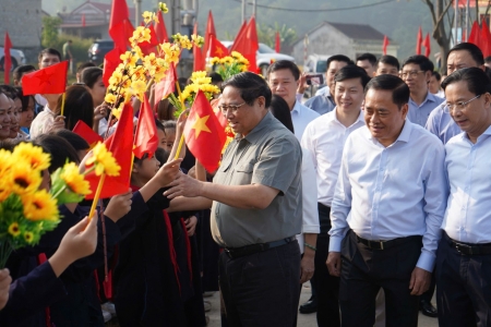 Thủ tướng Chính phủ Phạm Minh Chính dự Ngày hội Đại đoàn kết dân tộc tại Lạng Sơn