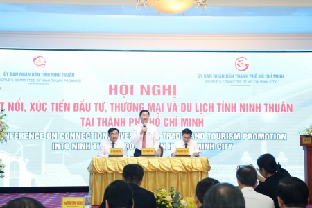 TP. Hồ Chí Minh liên kết với tỉnh Ninh Thuận thúc đẩy phát triển nhiều lĩnh vực