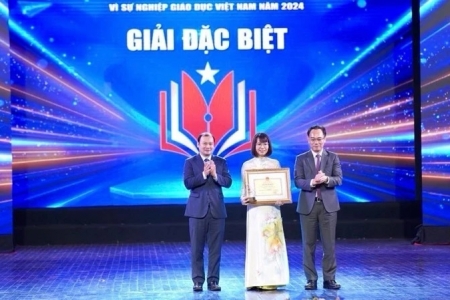 Trao Giải báo chí toàn quốc "Vì sự nghiệp Giáo dục Việt Nam" năm 2024