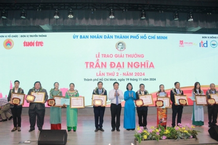 TP. Hồ Chí Minh: Vinh danh 10 nhà giáo nhận giải thưởng Trần Đại Nghĩa