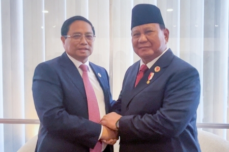 Tổng thống Indonesia Prabowo Subianto đề nghị tăng cường hợp tác về song phương và đa phương