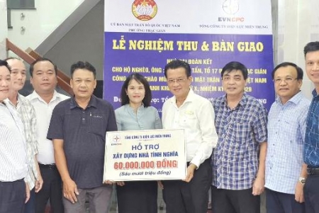 EVNCPC trích 4,9 tỷ đồng xây dựng 70 căn nhà tình nghĩa tại 13 tỉnh,thành năm 2025