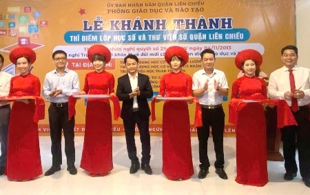 Phòng Giáo dục & Đào tạo Liên Chiểu khánh thành phòng học số, thư viện số đầu tiên