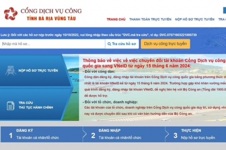 Bà Rịa – Vũng Tàu chính thức vận hành App “DVC Bà Rịa – Vũng Tàu”