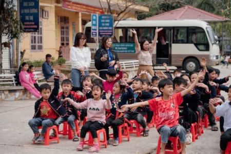 Gắn kết văn hóa Việt - Nhật qua hành trình “Ước mơ cho em” tại điểm trường Yên Bái