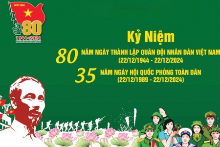 Đảng ủy phường Quan Hoa: Nhiều hoạt động tuyên truyền kỷ niệm Ngày thành lập Quân đội nhân dân Việt Nam