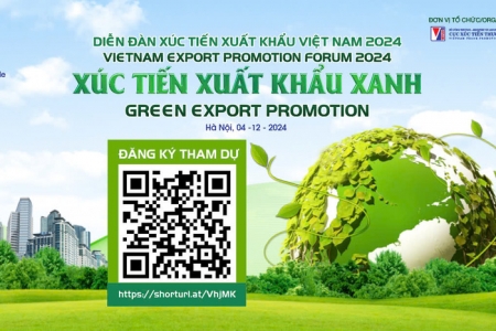 Mời tham dự Diễn đàn Xúc tiến xuất khẩu Xanh 2024