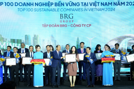 Tập đoàn BRG lần thứ tư liên tiếp được vinh danh Doanh nghiệp bền vững Việt Nam