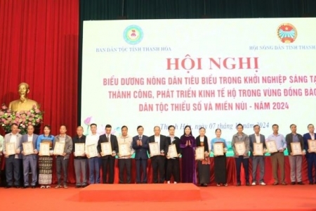 Thanh Hóa: Biểu dương nông dân tiêu biểu vùng đồng bào dân tộc thiểu số và miền núi khởi nghiệp