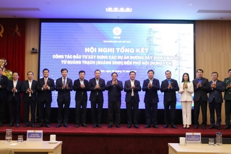 Hội nghị tổng kết công tác đầu tư xây dựng các Dự án đường dây 500kV mạch 3