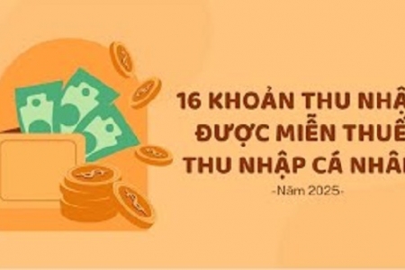 Năm 2025 có 16 khoản thu nhập được miễn thuế thu nhập cá nhân, công dân cần biết để đảm bảo quyền lợi