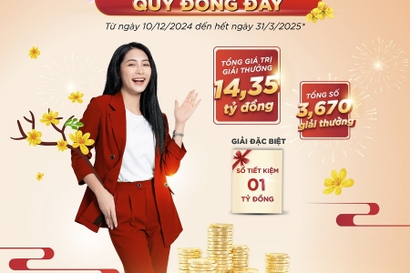 Cơ hội trúng 1 tỷ đồng khi tham gia chương trình “Xuân tích lũy - Quỹ đong đầy” của Agribank