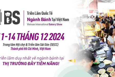 Triển lãm quốc tế ngành bánh Việt Nam năm 2024 quy tụ 120 thương hiệu tham gia