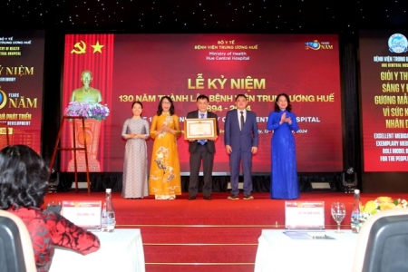 Kỷ niệm 130 năm thành lập Bệnh viện Trung ương Huế- Bệnh viện Tây y đầu tiên của Việt Nam