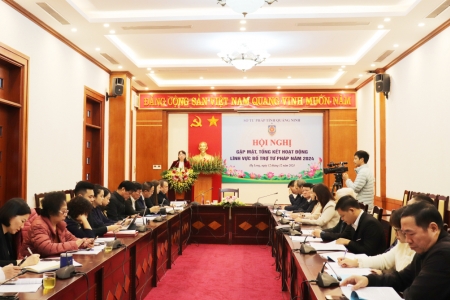 Hội nghị gặp mặt, tổng kết hoạt động lĩnh vực bổ trợ tư pháp