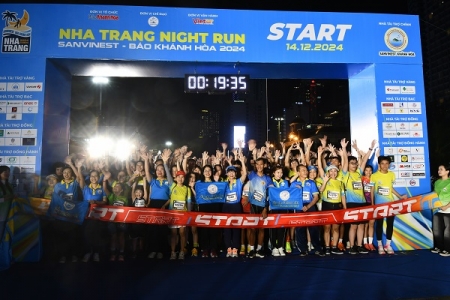 Khánh Hòa: Giải “Nha Trang Night Run Sanvinest - Báo Khánh Hòa 2024” thành công tốt đẹp