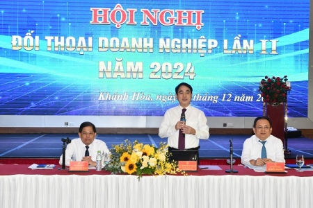 Khánh Hòa: Hội nghị đối thoại doanh nghiệp lần II năm 2024 thành công tốt đẹp