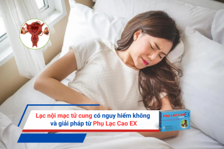 Lạc nội mạc tử cung có nguy hiểm không và giải pháp từ Phụ Lạc Cao EX