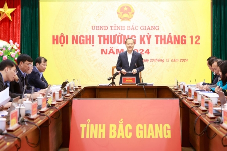 Bắc Giang: Tập trung cao thực hiện các nhiệm vụ ngay từ đầu năm, chuẩn bị tốt điều kiện đón Tết Nguyên đán