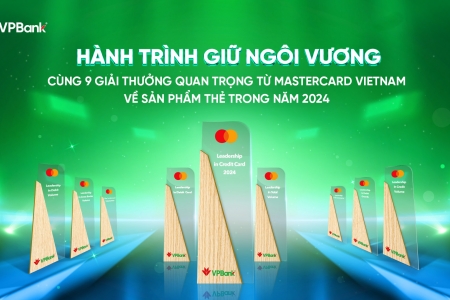 VPBank 5 năm liên tiếp được Mastercard vinh danh nhiều giải thưởng danh giá