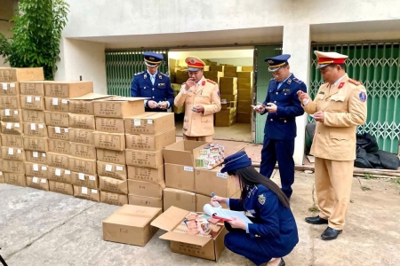 Lạng Sơn: Phát hiện, thu giữ số lượng lớn linh kiện thuốc lá điện tử không rõ nguồn gốc xuất xứ