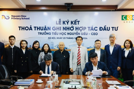 Tập đoàn CEO và Trường Tiểu học Nguyễn Siêu hợp tác phát triển giáo dục