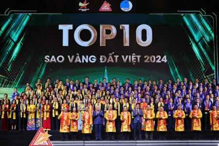 PTSC đạt giải thưởng Sao Vàng đất Việt 2024