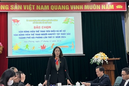 Bầu chọn vận động viên thể thao tiêu biểu TP. Hải Phòng lần thứ 31 năm 2024