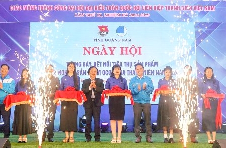 Quảng Nam trưng bày, kết nối và tiêu thụ sản phẩm khởi nghiệp, sản phẩm OCOP thanh niên