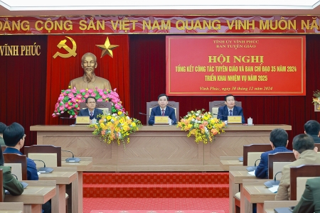 Vĩnh Phúc: Triển khai nhiệm vụ ngành Tuyên giáo năm 2025