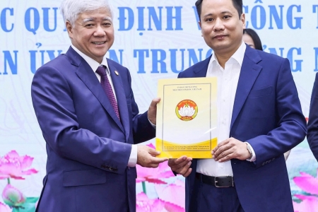 Nhà báo Trương Thành Trung được bổ nhiệm giữ chức Tổng Biên tập Báo Đại Đoàn Kết