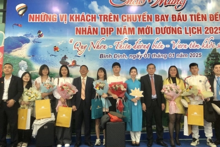 Bình Định đón 180 du khách trong ngày đầu năm mới 2025