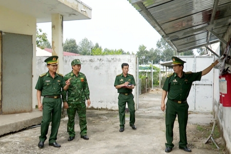 Bộ Chỉ huy BĐBP tỉnh Long An: Kiểm tra công tác sẵn sàng chiến đấu dịp Tết Dương lịch 2025
