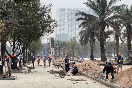 Hà Nội: Yêu cầu hoàn thiện Công viên hồ Phùng Khoang trước Tết Nguyên đán Ất Tỵ 2025