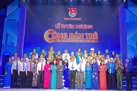 TP. Hồ Chí Minh tuyên dương 14 công dân trẻ tiêu biểu năm 2024