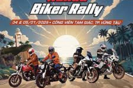 Đại hội Honda Biker Rally 2025 sẽ diễn ra trong 2 ngày 4 và 5/1/2025 tại TP. Vũng Tàu