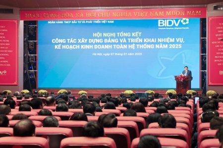 BIDV Thanh Hóa là đơn vị kinh doanh xuất sắc đứng đầu cụm Bắc Trung Bộ năm 2024