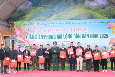 Lạng Sơn: Tổ chức Chương trình “Xuân Biên phòng – Ấm lòng dân bản” năm 2025