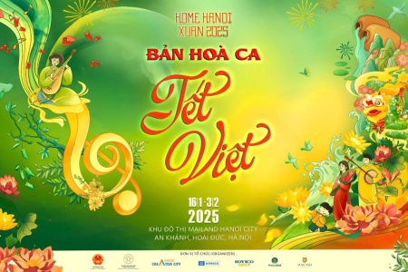 Bản hòa ca Tết Việt trên đường hoa Home Hanoi Xuan 2025