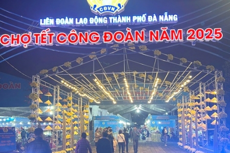 Đà Nẵng: Khai mạc phiên chợ Tết đặc biệt dành cho người lao động Xuân Ất Tỵ 2025