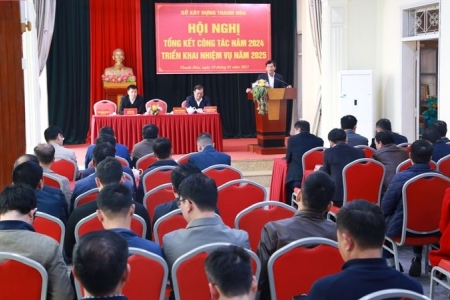 Sở Xây dựng Thanh Hóa tổ chức hội nghị tổng kết công tác năm 2024