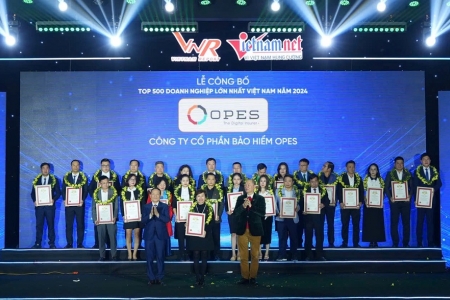 Tăng trưởng ấn tượng, OPES lần đầu lọt Top 500 doanh nghiệp lớn nhất Việt Nam 2024