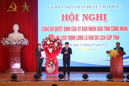 Nam Định: Công nhận khu du lịch Thịnh Long là khu du lịch cấp tỉnh