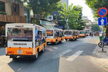 TP. Hồ Chí Minh gia hạn thí điểm xe điện 4 bánh chở khách du lịch đến 15/2