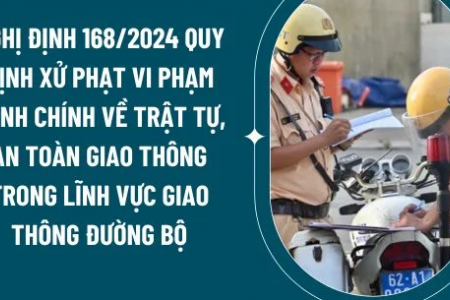 Nghị định 168 về xử phạt vi phạm hành chính về trật tự, an toàn giao thông ban hành theo thủ tục rút gọn