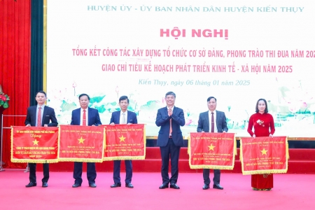 Huyện Kiến Thuỵ xác định chủ đề, chỉ tiêu, nhiệm vụ năm 2025