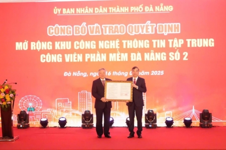 Công bố Quyết định mở rộng và khai trương Khu công nghệ thông tin tập trung Công viên phần mềm Đà Nẵng số 2